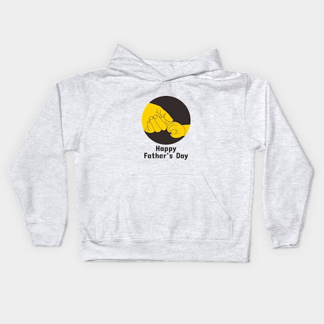 father's day Kids Hoodie by Frozzy's